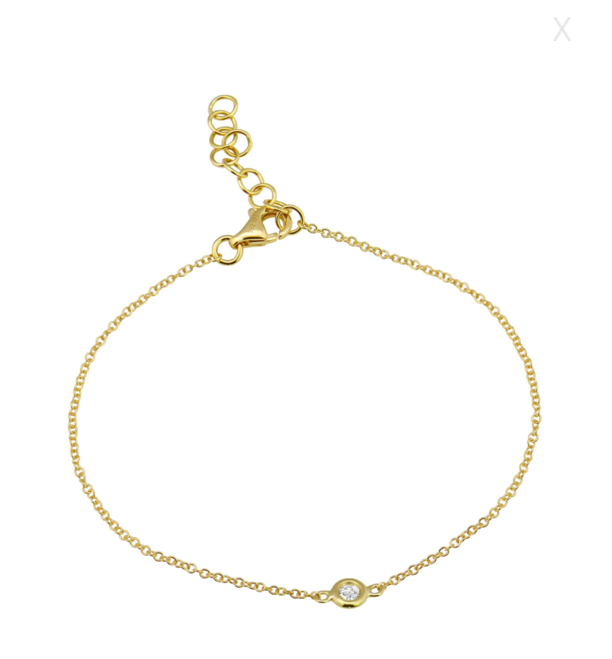 Chain Bracelet with Diamond