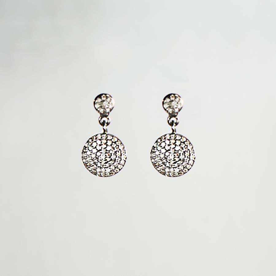 Devon Road Diamond Disc Earrings