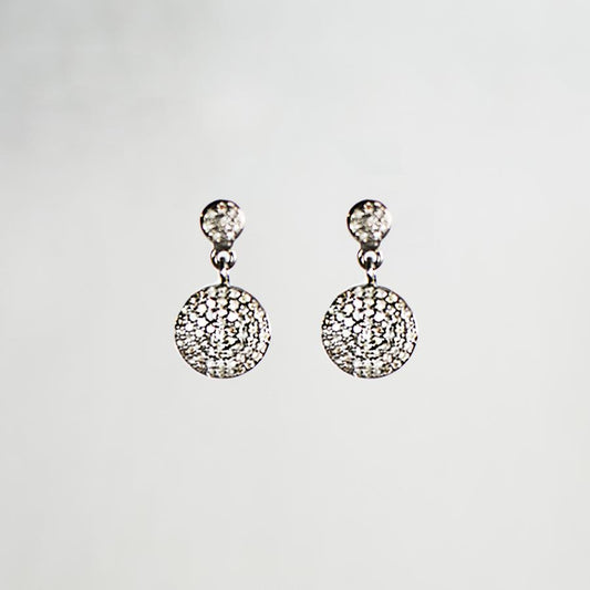 Devon Road Diamond Disc Earrings
