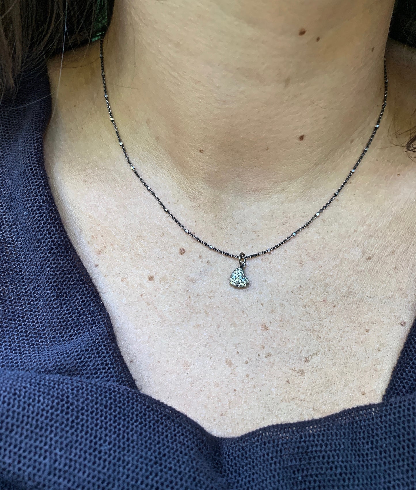 Pavé Heart Necklace