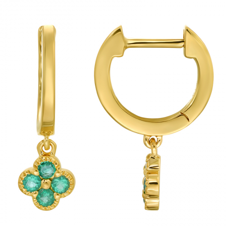 Clover Huggie Earrings