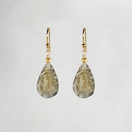 Devon Road Labradorite Teardrop Earrings