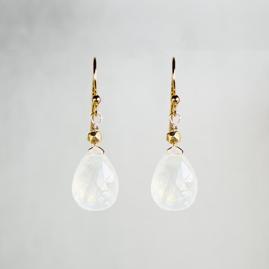 Devon Road Moonstone Teardrop Earrings