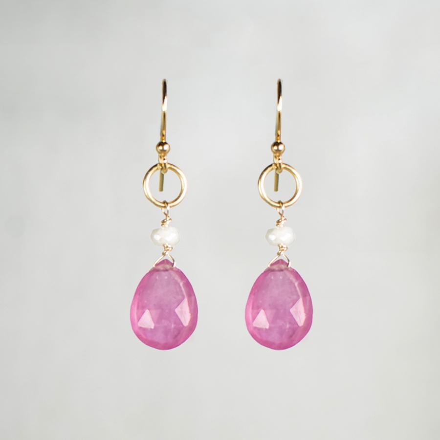 Sandie Earrings- Dolly Light Pink Rhinestones – The Silver Strawberry