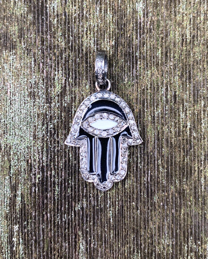 Enamel Hamsa