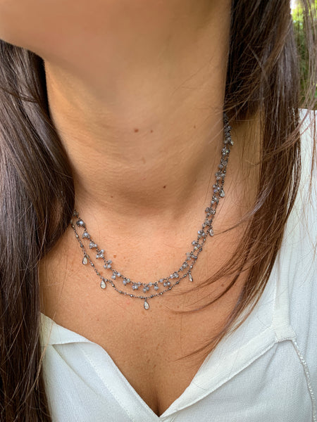 Dangling Labradorite Necklace